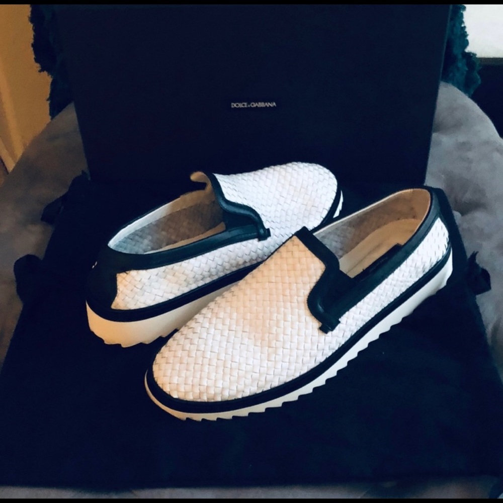 Men’s Dolce & Gabbana Woven Sneakers